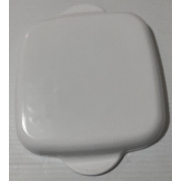 Vintage Corning Ware White Coupe Glass Microwave Rack 9' - Picture 10 of 11